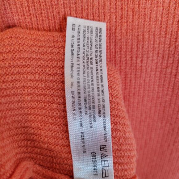 Free People Womens Trixie Beach Maxi Ribbed Knit Sweater Dress Size Small Orange - Picture 6 of 9